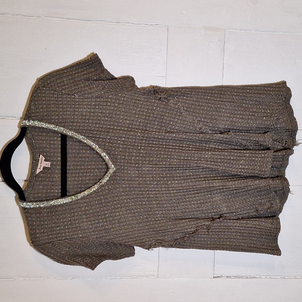 Juicy Couture soft waffle knit top